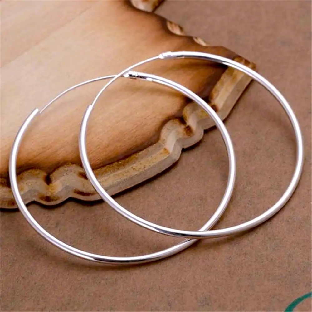 💫 Sterling Silver Hoop Earrings